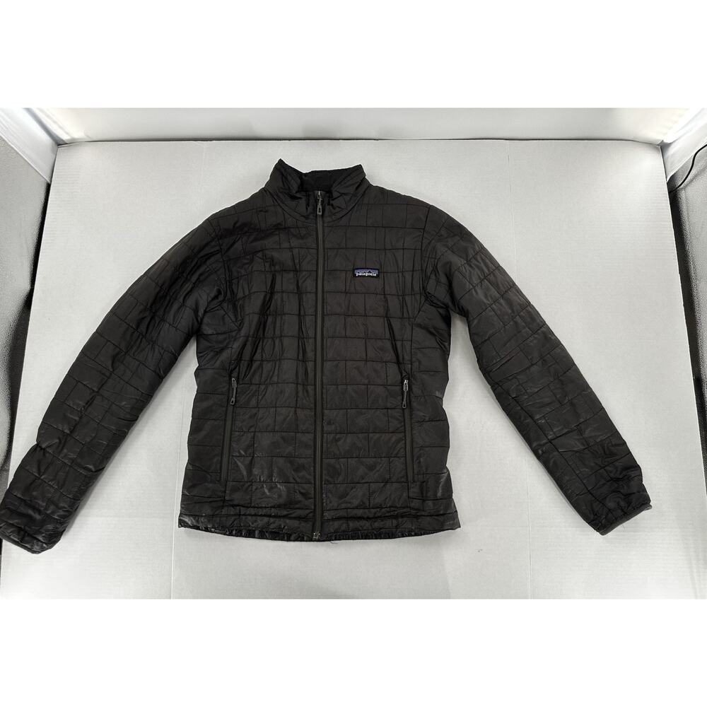 Patagonia Men’s Nano Puff Jacket Sz Small Black Primaloft